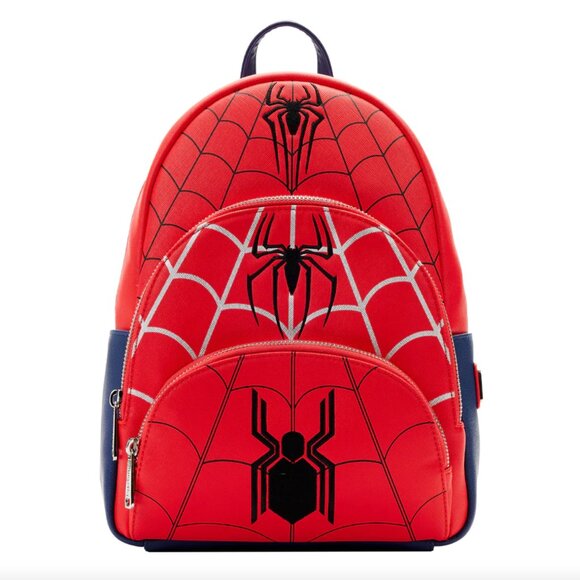 Exclusive - Spider-Man Triple Pocket Multi Logo Mini Backpack and Wallet - Picture 2 of 10